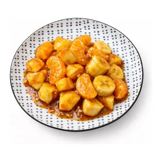Фрукты в карамели
